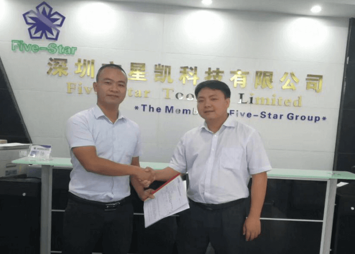 祝贺星凯科技与东莞美博签订捷美斯空压机